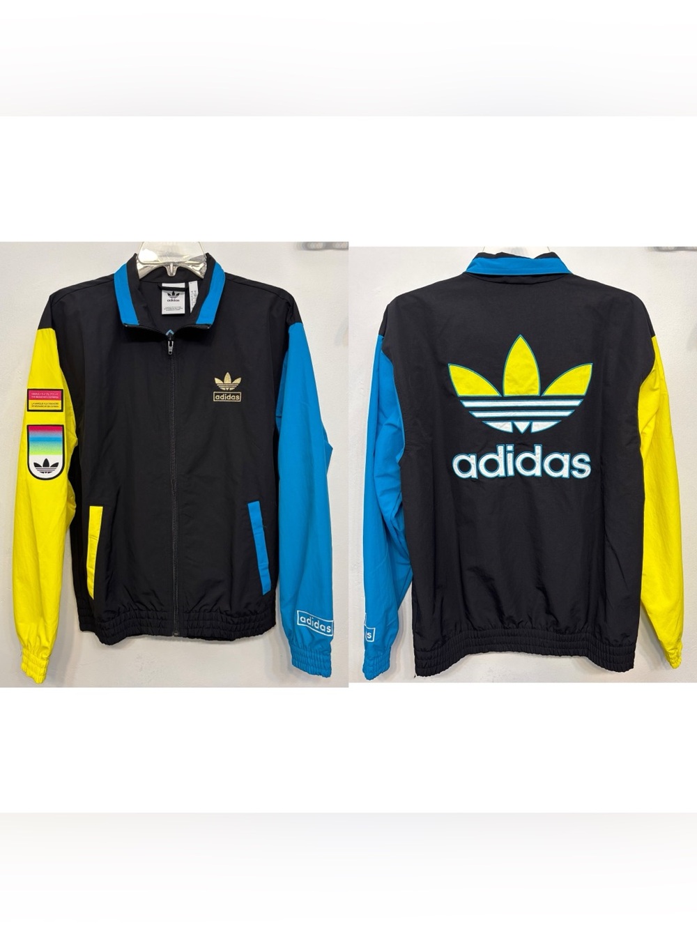 Adidas Original Road To Tokyo Windrunner Y2K Retro Colorblock Jacket Mens Size S